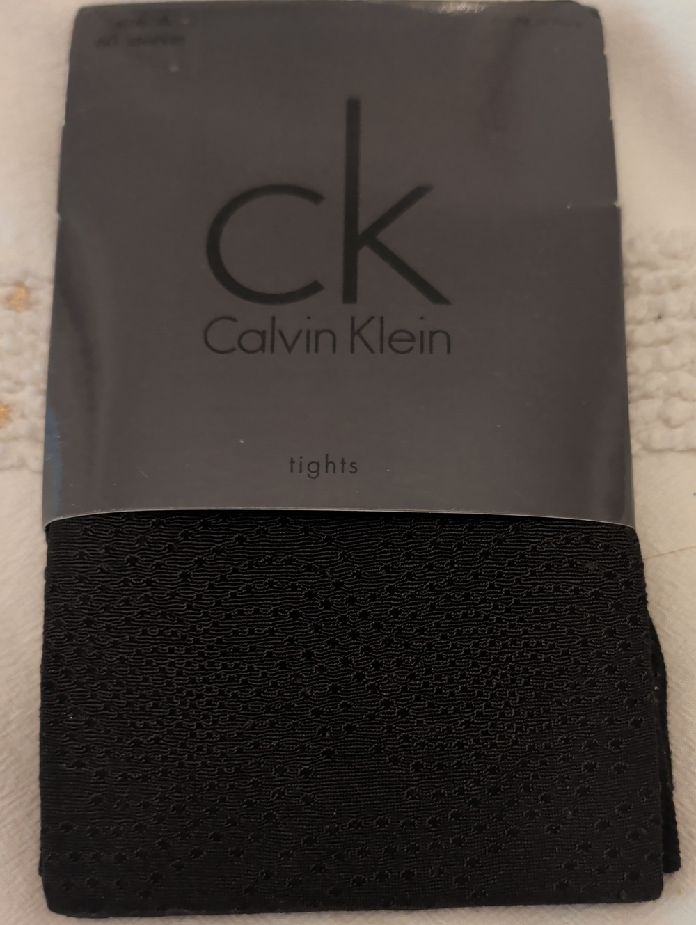 Calvin Klein Black Men's Tights - Textured Knit